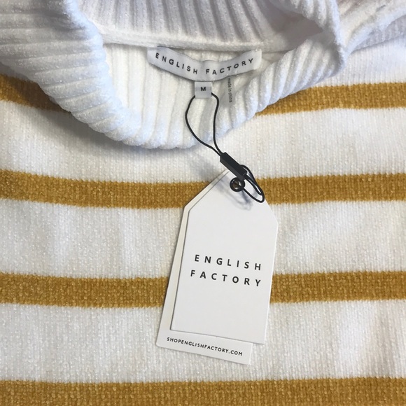 English Factory Soft Striped Turtleneck Sweater - Picture 5 of 6